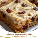 Oatmeal Raisin Cookie Bars